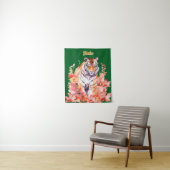 Tenture Tigre Personnalisé (En situation)