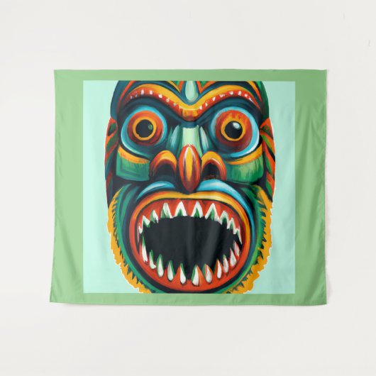 Tenture Tiki (Devant (Horizontal))