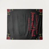 Tenture Til Death Do Us Part Gothique Rose Photo Contexte (Devant (Horizontal))