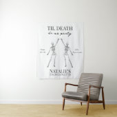 Tenture Til Death Do Us Party Bachelorette Tapestry (En situation)