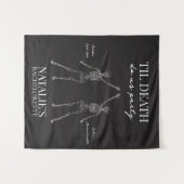Tenture Til Death Do Us Party Bachelorette Tapestry (Devant (Horizontal))