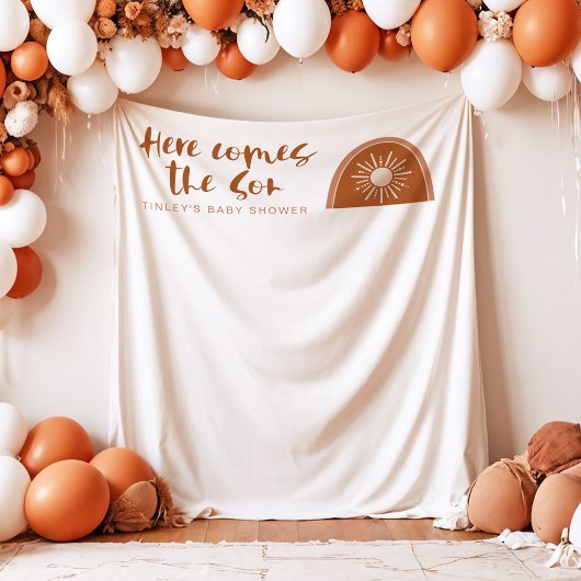 Tenture TINLEY Boho Terracotta Arc-en-ciel Voici le fils