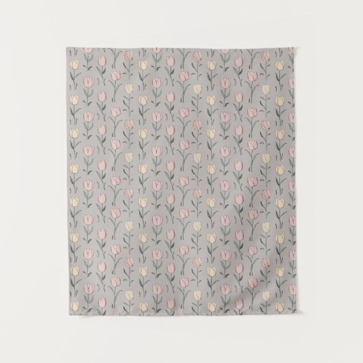 Tenture "Tiptote à travers les tulipes" (Devant)
