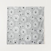 Tenture Tissu blanc texture dentelle fine avec élégance do (Devant (Horizontal))