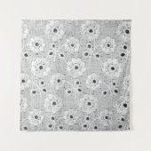 Tenture Tissu blanc texture dentelle fine avec élégance do (Devant)