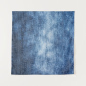 Tenture Tissu en denim usé, arrière - plan texturé. (Devant (Horizontal))