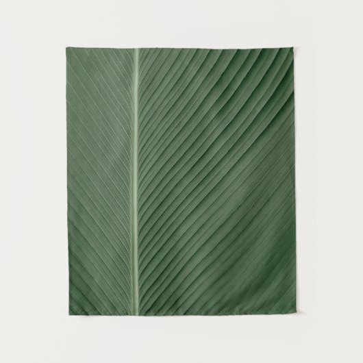 Tenture Tissu rayé vert et blanc (Devant)