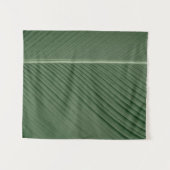 Tenture Tissu rayé vert et blanc (Devant (Horizontal))