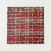 Tenture Tissu taran rouge : Arrière - plan texturé (Devant (Horizontal))