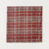 Tenture Tissu taran rouge : Arrière - plan texturé (Devant (Horizontal))