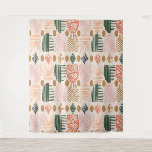 Tenture Tissus de moisissure tribaux des Caraïbes : Boho v