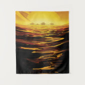 Tenture Titan la plus grande lune de la planète Saturne (Devant)