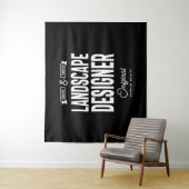 Tenture Titre du travail du concepteur du paysage Cadeau (En situation)