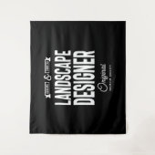 Tenture Titre du travail du concepteur du paysage Cadeau (Devant)