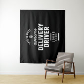 Tenture Titre du travail du pilote de livraison (En situation)