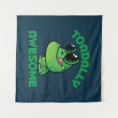 Tenture Toad de Cartoon Joyeux (Devant (Horizontal))