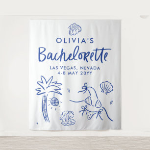 Tenture Toast de toast à la main de Whimsical sur la côte