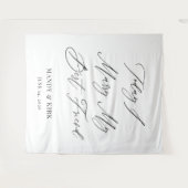 Tenture Today I Marry My Best Friend Wedding Backdrop (Devant (Horizontal))