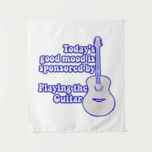Tenture Today's good mood is sponsored by the guitar (Devant)