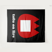Tenture 📛 tofu en feu (Devant (Horizontal))