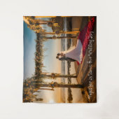 Tenture #TogetherinLove : NotreTapisserieWeddingDay (Devant)