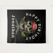 Tenture Toile de fond Crâne de pirate squelette (Devant (Horizontal))
