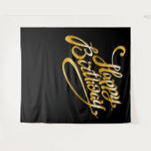 Tenture Toile de fond d'anniversaire (Devant (Horizontal))