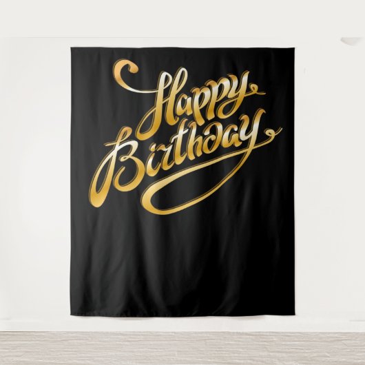 Tenture Toile de fond d'anniversaire (Devant)