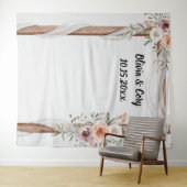 Tenture toile de fond mariage- arc- cabine photo (En situation (horizontale))