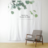 Tenture toile de fond mariage, photo prop, cabine photo, f (En situation)