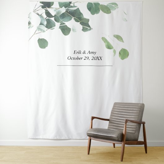 Tenture toile de fond mariage, photo prop, cabine photo, f (En situation)