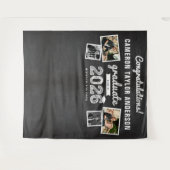 Tenture Toile de fond pour 4 photos de remise de diplômes (Devant (Horizontal))