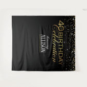 Tenture toile de fond pour célébration d'anniversaire 40 a (Devant (Horizontal))