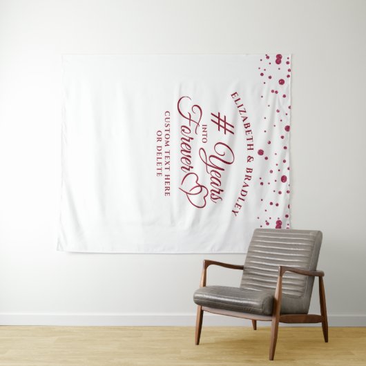 Tenture Toile de fond pour photo commémorative d'anniversa (En situation (horizontale))