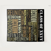 Tenture Toile de fond pour photobooth de réunion d'école (Devant (Horizontal))