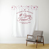 Tenture Toile de fond pour photos à l'occasion d'un annive (En situation)