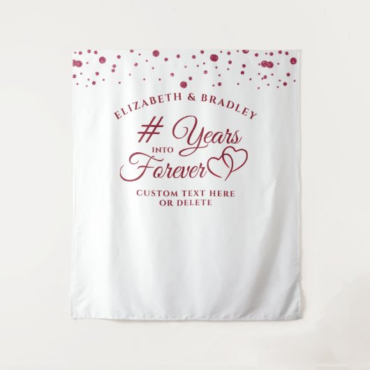 Tenture Toile de fond pour photos à l'occasion d'un annive (Devant)