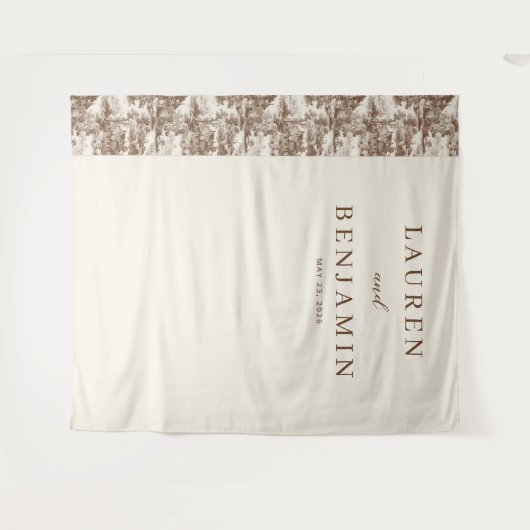 Tenture Toile de Romance Wedding (Devant (Horizontal))