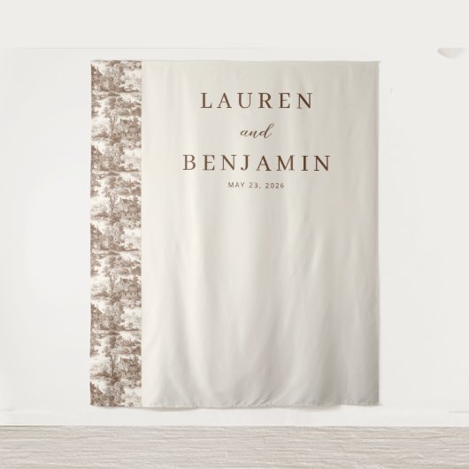 Tenture Toile de Romance Wedding (Devant)