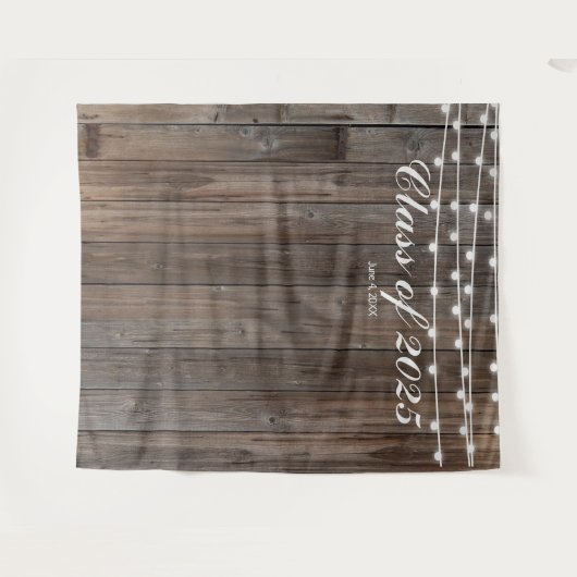 Tenture Toile en bois rustique - Pays Ouest (Devant (Horizontal))