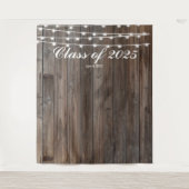 Tenture Toile en bois rustique - Pays Ouest (Devant)