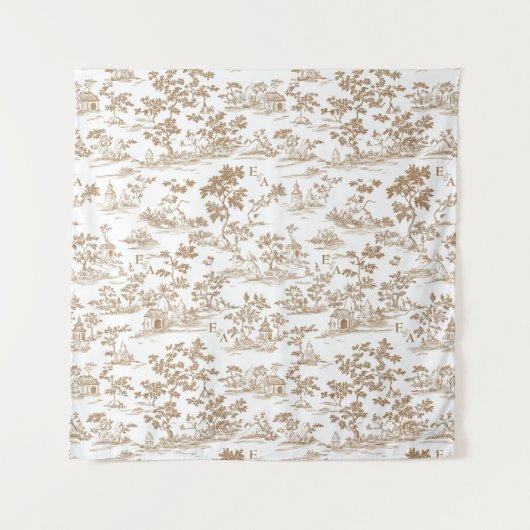 Tenture Toile en cuivre / Mocha Mousse, fond de mur photo (Devant)