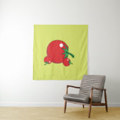 Tenture Tomate Rouge (En situation (horizontale))