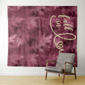 Tenture Tombez amoureux de l'automne | Fond de photo de mû (En situation (horizontale))