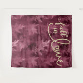 Tenture Tombez amoureux de l'automne | Fond de photo de mû (Devant (Horizontal))