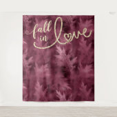 Tenture Tombez amoureux de l'automne | Fond de photo de mû (Devant)