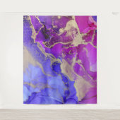 Tenture Ton abstrait de bijou rose violet (Devant)