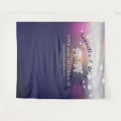 Tenture TONS OF LOVE/Elephant Nuit Lumières Mariage Person (Devant (Horizontal))