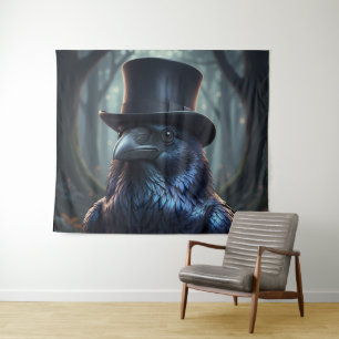 Tenture Top Chapeau Blackbird Le Corbeau