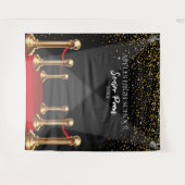 Tenture Top du Lycée arrière-plan Hollywood Red Carpet (Devant (Horizontal))